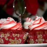 Christmas Dessert: Red Velvet Cupcakes with Peppermint Cream Cheese Frosting