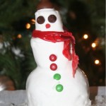 Christmas Treat: Caramel Apple Snowman