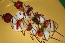 Strawberry Shortcake Kabobs….or close to it