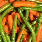 Glazed Carrots and Green Beans