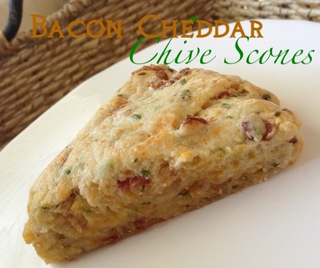 Bacon Cheddar Chive Scones