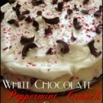 White Chocolate Peppermint Chunk Cheesecake