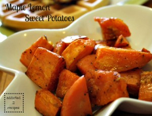Maple Lemon Sweet Potatoes