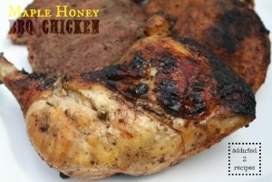 Maple Honey BBQ Chicken #recipe #grilling