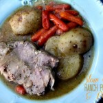 Slow Cooker Ranch Pork Chops and Potatoes