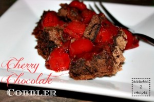Cherry Chocolate Cobbler