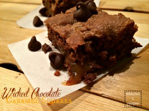 Wicked Chocolate Caramel Squares