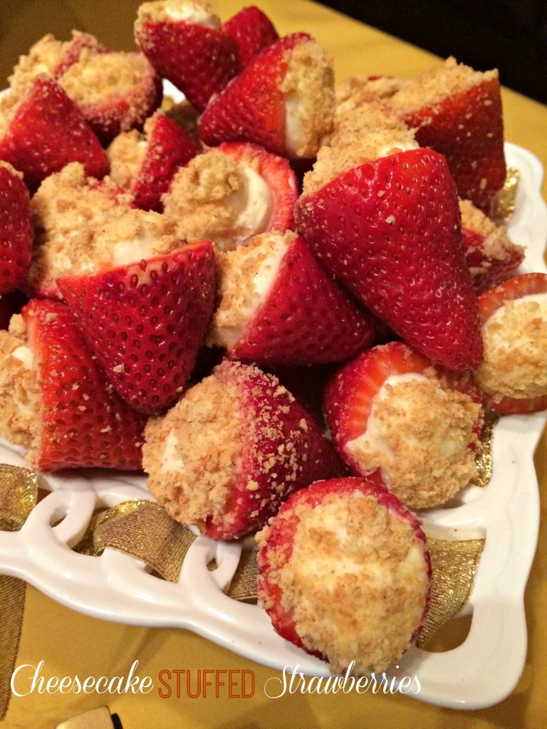 Cheesecake Stuffed Strawberries