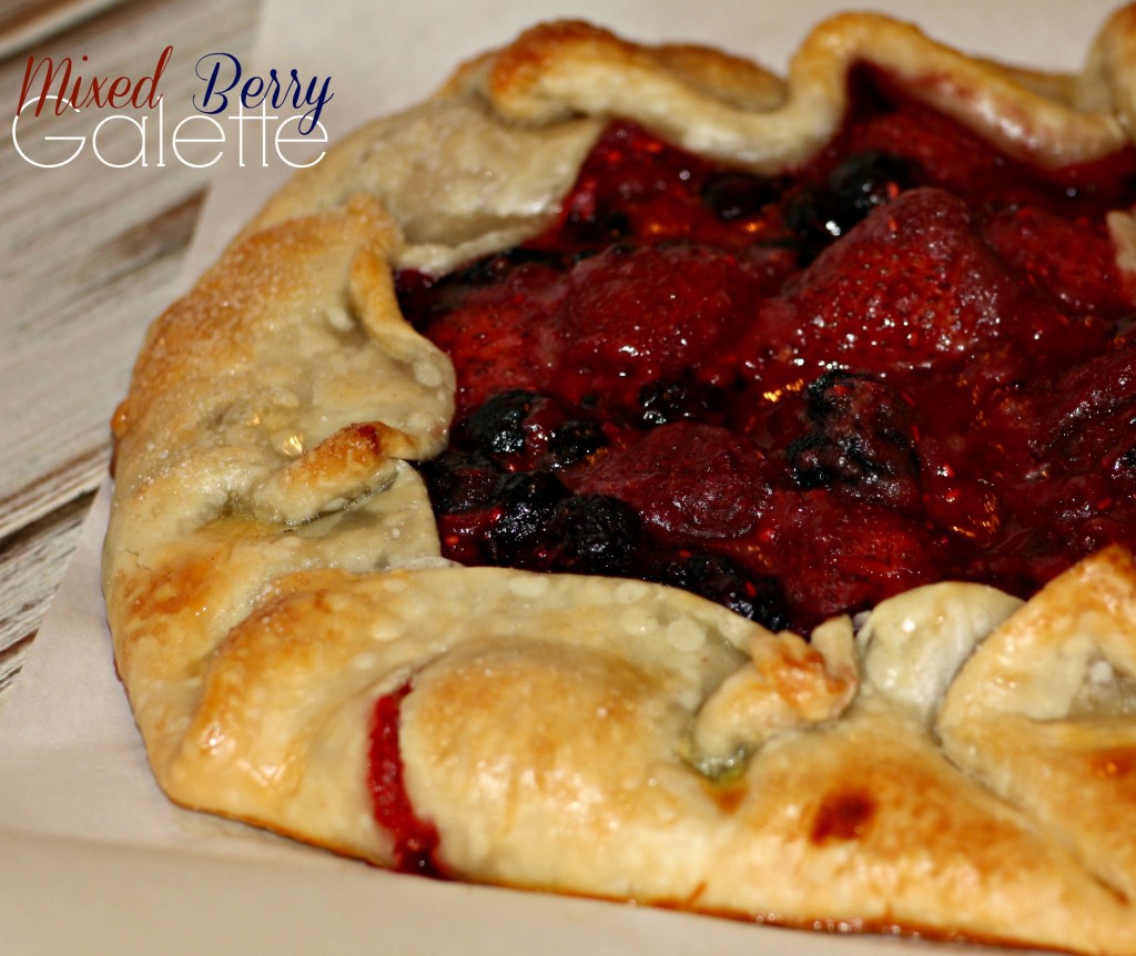 Mixed Berry Galette @addicted2recipe