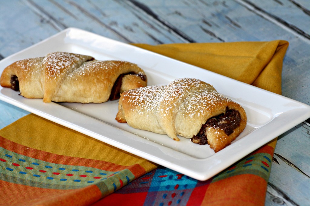 Nutella and Andes Mints Crescents