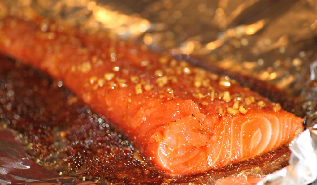 Soy Sauce and Brown Sugar Salmon Foil Packets