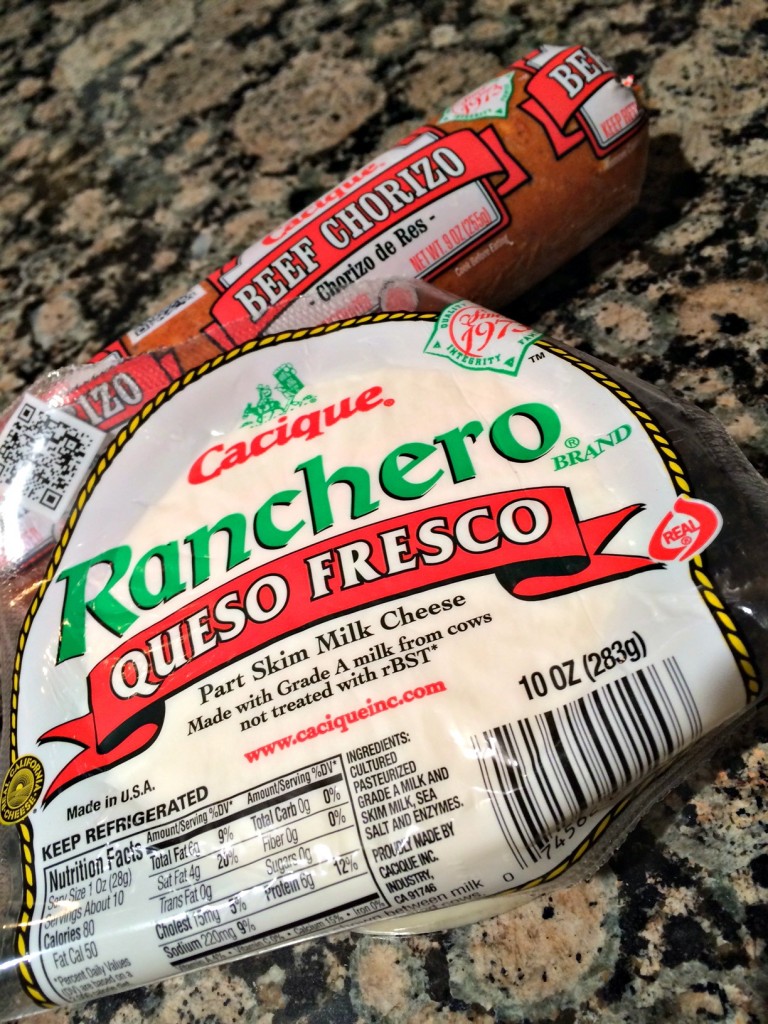 Chorizo and Queso Fresco Mini Quiche Ingredients