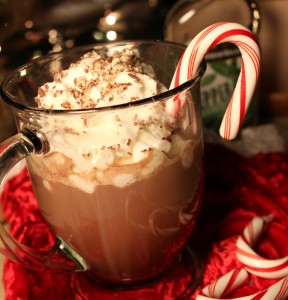 peppermint schnapps chocolate syrup