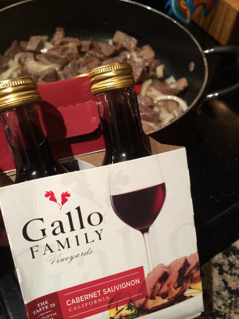 Slow Cooked Beef Tips Gallo Wine