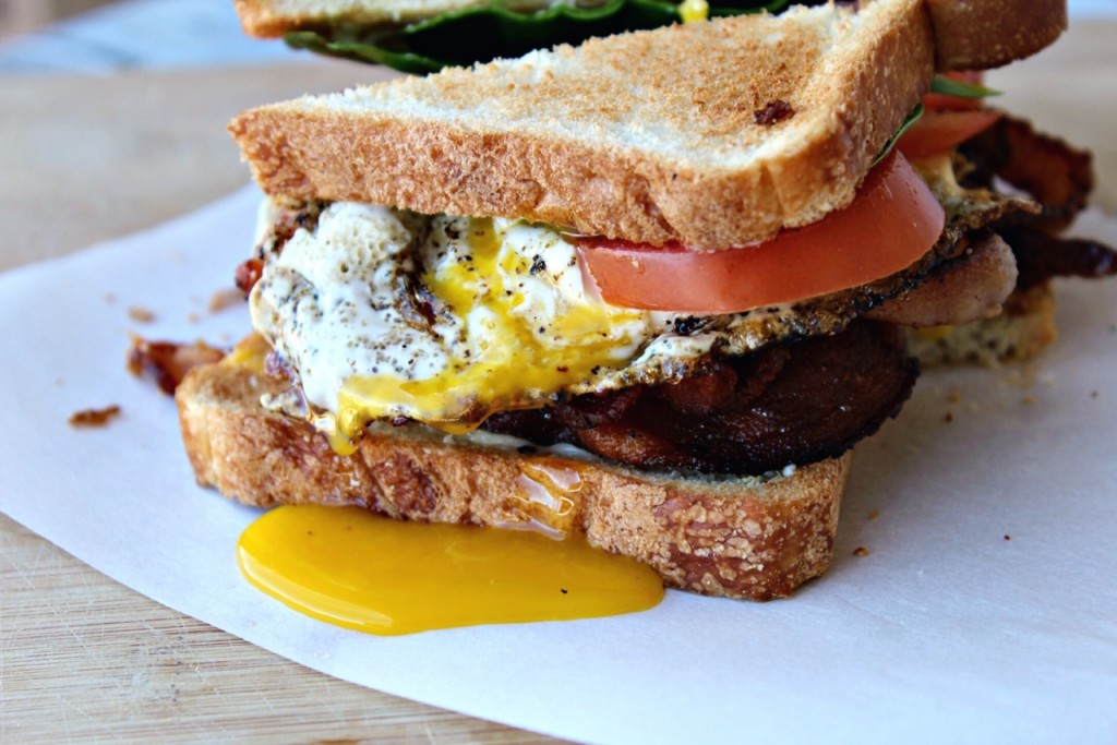 BLT & Fried Egg Sandwich @addicted2recipe