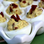 Bacon Ranch Deviled Eggs for Two