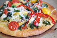 Mediterranean Pizza – #ReadingFoodie: The Knockoff