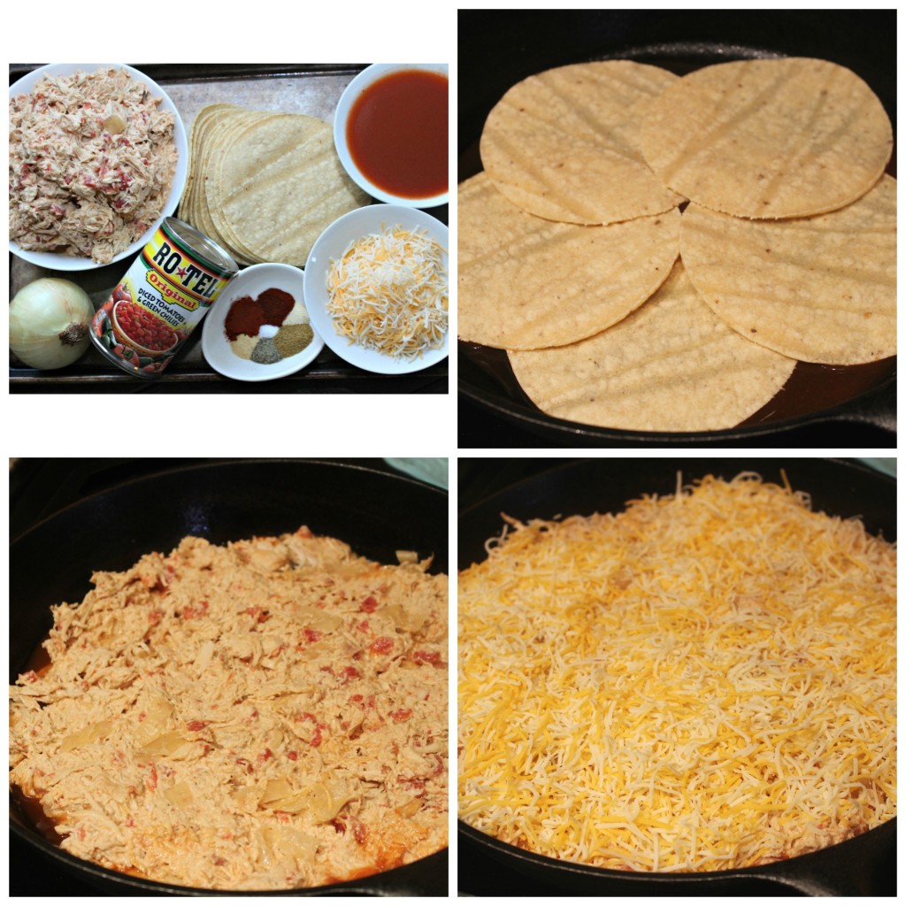 Creamy Chicken Enchilada Stack Casserole YesYouCan addicted to recipes