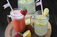 Copycat Chick-fil-A Diet Lemonade and Strawberry Lemonade