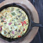 Brussel Sprouts & Turkey Sausage Frittata