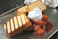 Grilled Pound Cake with Roasted Fruit #CookoutWeek