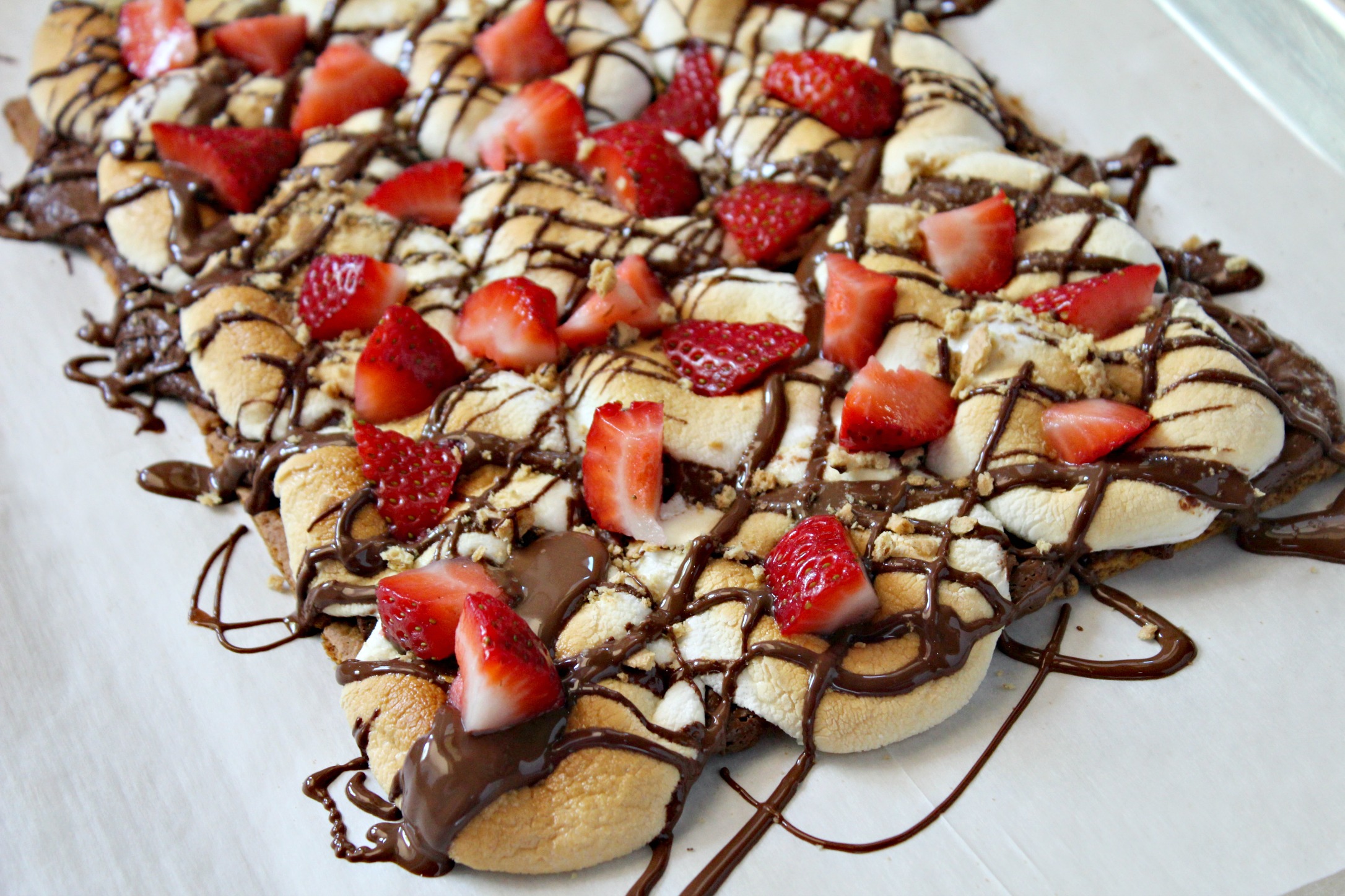 Oven Baked Strawberry Smores