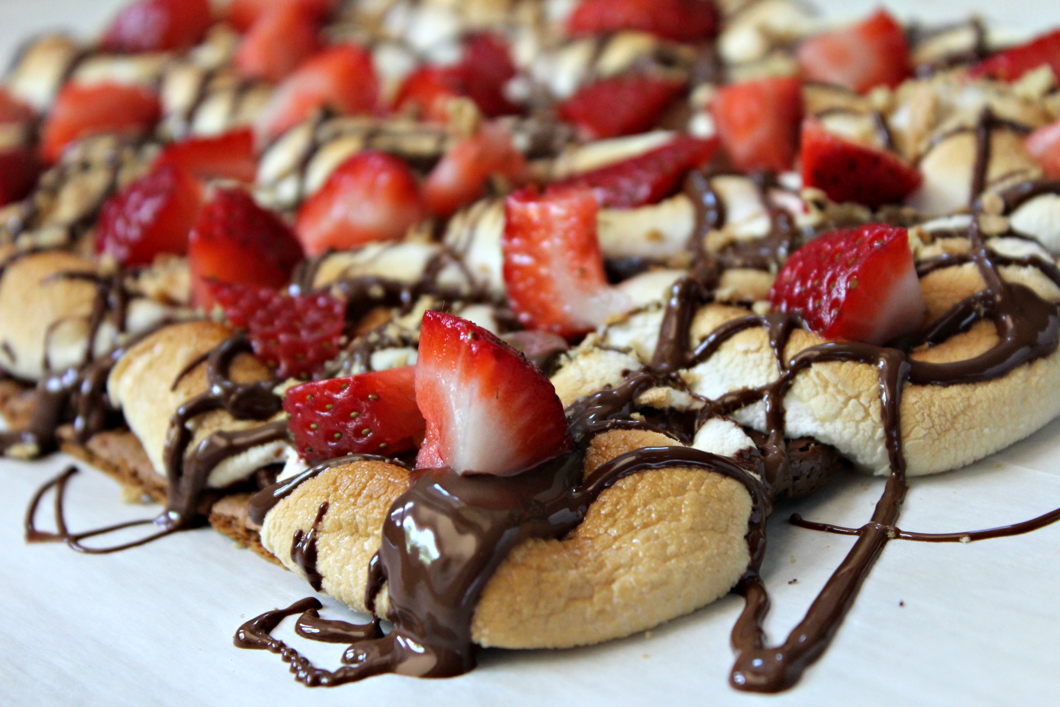Oven Baked Strawberry Smores