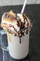 Waffle Cone S’mores Milkshake