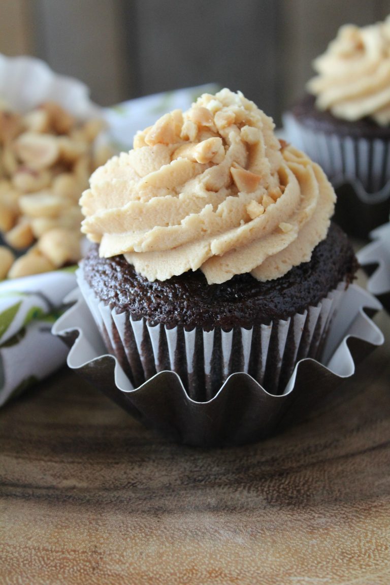 Chocolate Marshmallow Peanut Butter Cupcake addicted to recipes