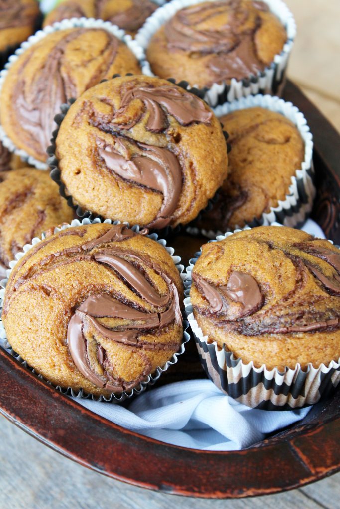 Pumpkin Nutella Muffins - addicted to recipes