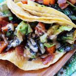 Brussels Sprouts Tacos with a Peanut Sauce