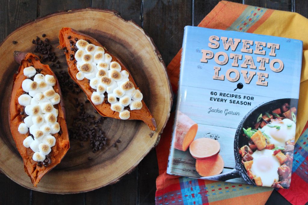 Sweet Potatoes with Chocolate Chips and Marshmallows