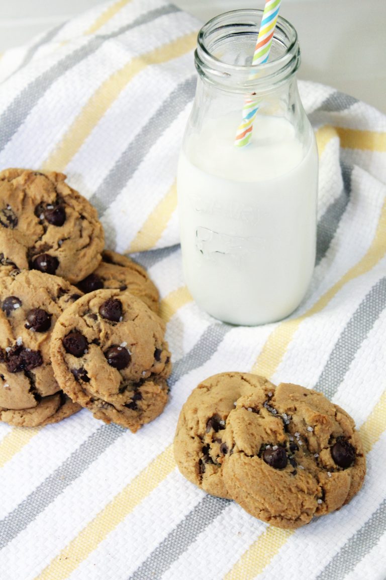 Salted Dulce de Leche Chocolate Chip Cookies addicted to recipes