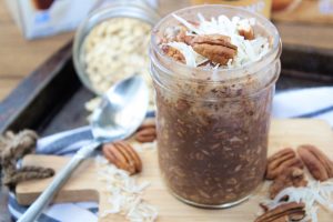 German Chocolate Overnight Oats - addicted to recipes