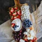 Red White and Blue Dessert Board